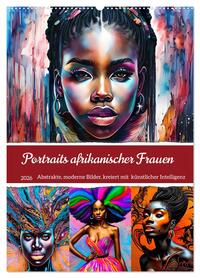 Vorderes Coverbild Portraits afrikanischer Frauen (Wandkalender 2026 DIN A2 hoch), CALVENDO Monatskalender