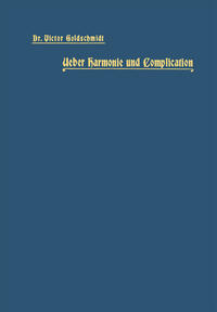 Vorderes Coverbild Ueber Harmonie und Complication
