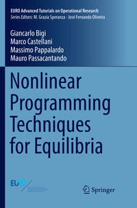 Vorderes Coverbild Nonlinear Programming Techniques for Equilibria