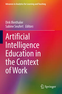 Vorderes Coverbild Artificial Intelligence Education in the Context of Work