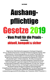 Vorderes Coverbild Aushangpflichtige Gesetze 2019 Gesamtausgabe