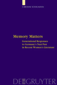 Vorderes Coverbild Memory Matters