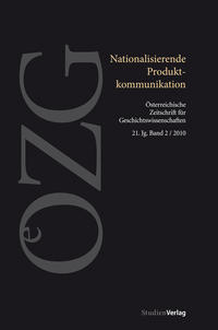 Vorderes Coverbild Österreichische Zeitschrift für Geschichtswissenschaften 2/10