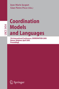 Vorderes Coverbild Coordination Models and Languages
