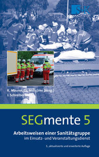 Vorderes Coverbild Arbeitsweisen einer Sanitätsgruppe im Einsatz- und Veranstaltungsdienst