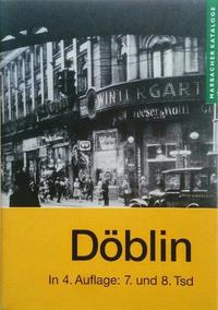 Vorderes Coverbild Alfred Döblin