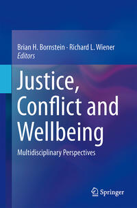 Vorderes Coverbild Justice, Conflict and Wellbeing