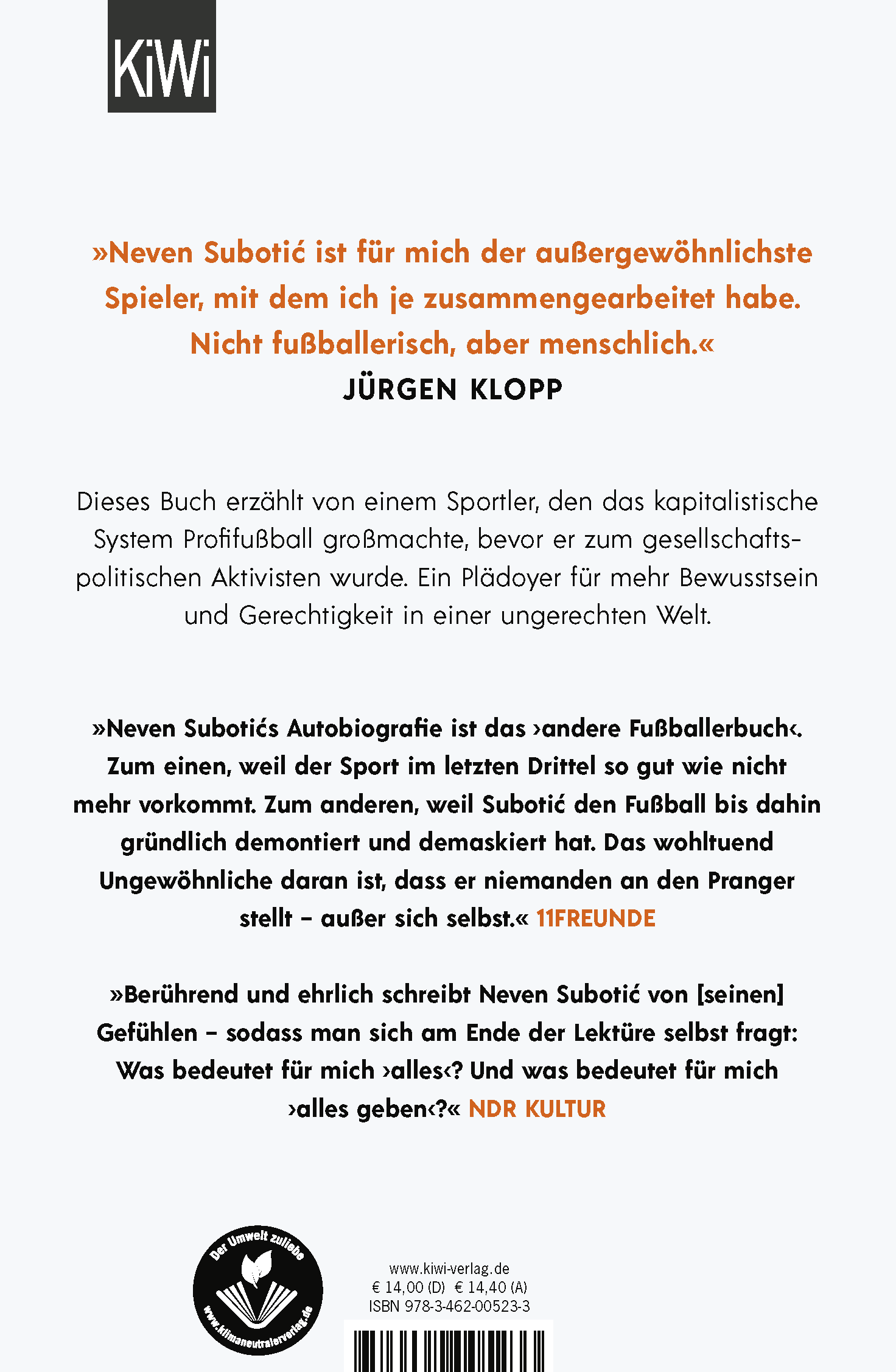 Rückseitencover Alles geben