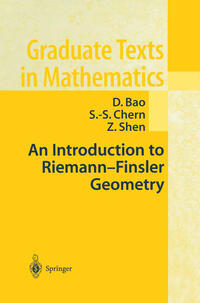 Vorderes Coverbild An Introduction to Riemann-Finsler Geometry