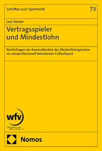 Vorderes Coverbild Vertragsspieler und Mindestlohn