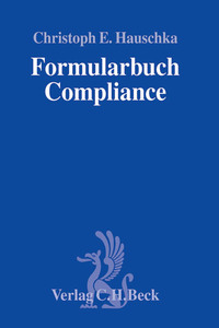 Vorderes Coverbild Formularbuch Compliance