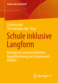 Vorderes Coverbild Schule inklusive Langform