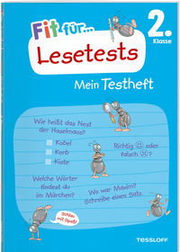 Vorderes Coverbild Fit für Lesetests 2. Klasse. Mein Testheft
