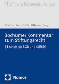Vorderes Coverbild Bochumer Kommentar zum Stiftungsrecht