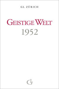 Vorderes Coverbild Geistige Welt 1952