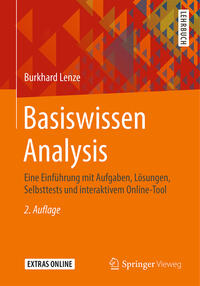 Vorderes Coverbild Basiswissen Analysis