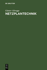Vorderes Coverbild Netzplantechnik