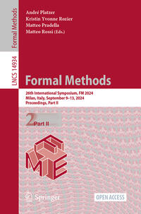 Vorderes Coverbild Formal Methods