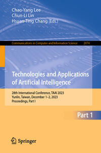 Vorderes Coverbild Technologies and Applications of Artificial Intelligence