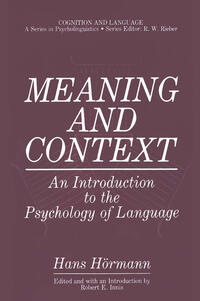 Vorderes Coverbild Meaning and Context