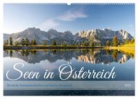 Vorderes Coverbild Seen in Österreich (Wandkalender 2025 DIN A2 quer), CALVENDO Monatskalender