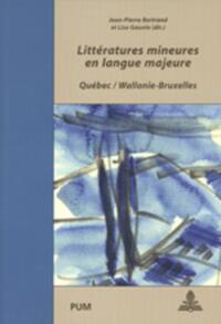Vorderes Coverbild Littératures mineures en langue majeure