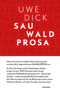 Vorderes Coverbild Sauwaldprosa