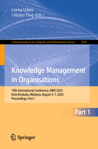 Vorderes Coverbild Knowledge Management in Organisations