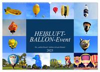 Vorderes Coverbild HEIßLUFT-BALLON-Event (Wandkalender 2025 DIN A2 quer), CALVENDO Monatskalender