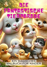 Vorderes Coverbild Die fantastische Tierparade: Ein magisches Malbuch für Kinder