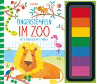 Vorderes Coverbild Fingerstempeln: Im Zoo