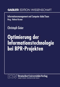 Vorderes Coverbild Optimierung der Informationstechnologie bei BPR-Projekten