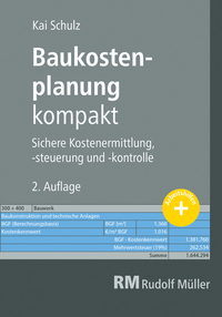 Vorderes Coverbild Baukostenplanung kompakt