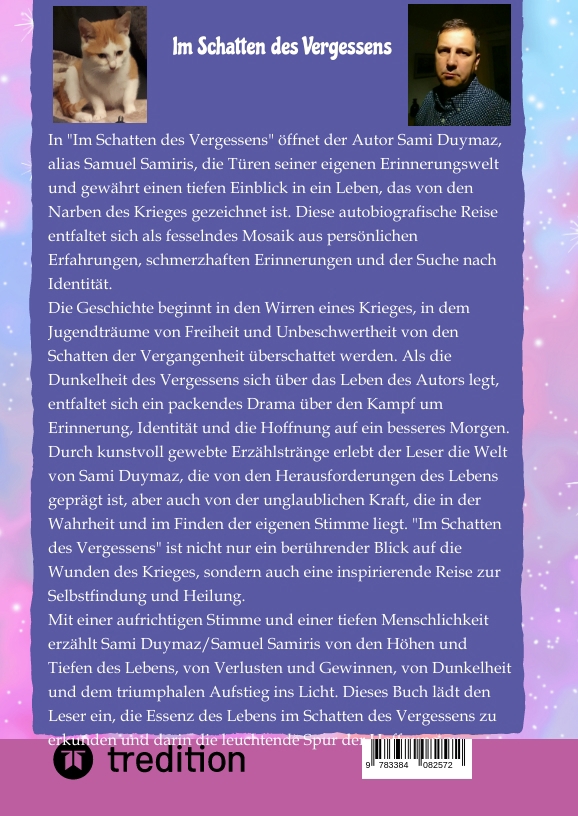 Rückseitencover Im Schatten des Vergessens