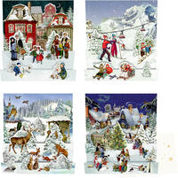 Vorderes Coverbild Mini-Adventskalender-Sortiment - Nostalgische Winterwelten