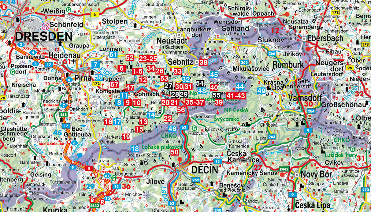 Beispielinhalt (Bild) Elbsandsteingebirge