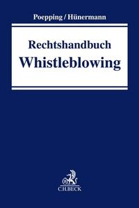 Vorderes Coverbild Rechtshandbuch Whistleblowing