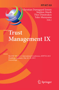 Vorderes Coverbild Trust Management IX