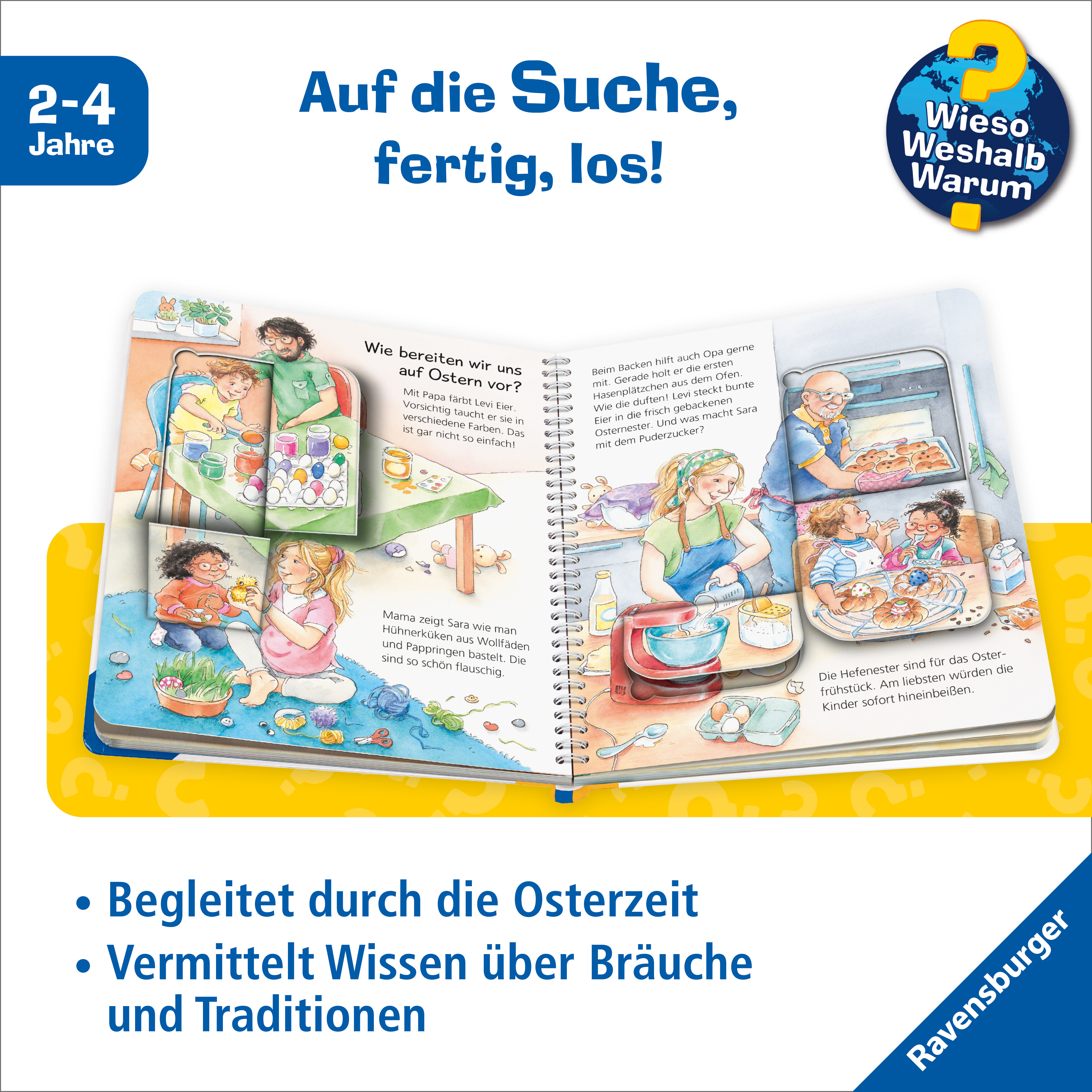 Beispielinhalt (Bild) Wieso? Weshalb? Warum? junior, Band 54 - Was machen wir an Ostern?