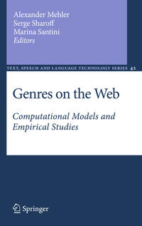 Vorderes Coverbild Genres on the Web