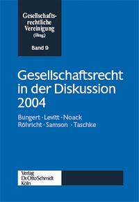 Vorderes Coverbild Gesellschaftsrecht in der Diskussion 2004