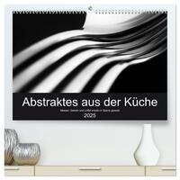 Vorderes Coverbild Abstraktes aus der Küche - Messer, Gabeln und Löffel kreativ in Szene gesetzt (hochwertiger Premium Wandkalender 2025 DIN A2 quer), Kunstdruck in Hochglanz