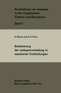 Vorderes Coverbild Bestimmung der Isotopenverteilung in markierten Verbindungen