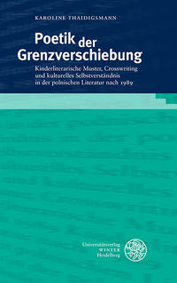Vorderes Coverbild Poetik der Grenzverschiebung