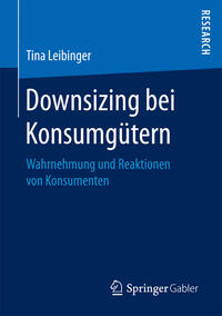 Vorderes Coverbild Downsizing bei Konsumgütern