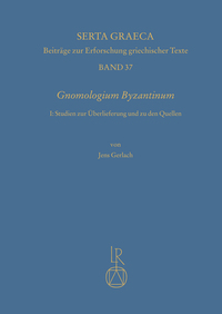 Vorderes Coverbild Gnomologium Byzantinum