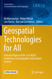 Vorderes Coverbild Geospatial Technologies for All