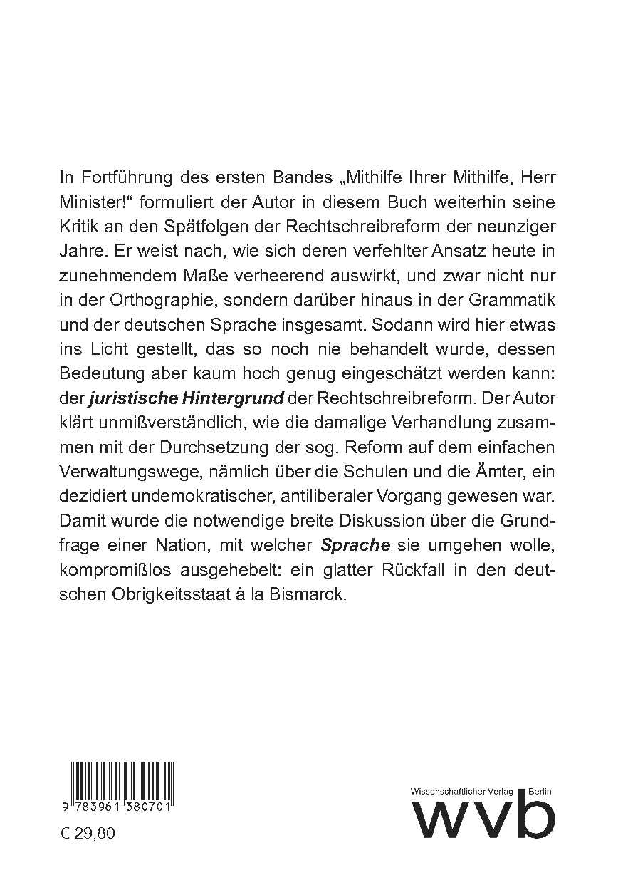 Rückseitencover „Wer oder was ist schief gelaufen?“