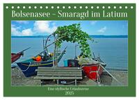 Vorderes Coverbild Bolsenasee Smaragd im Latium (Tischkalender 2025 DIN A5 quer), CALVENDO Monatskalender