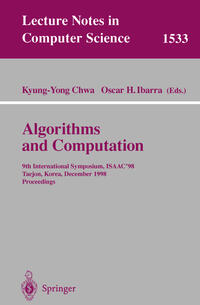 Vorderes Coverbild Algorithms and Computation